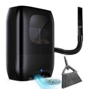 Electric Salon Hair Vacuum Cleaner - Automatic Touchless Dustpan for Kitchen, Hotel, Boutique, Pet Hair