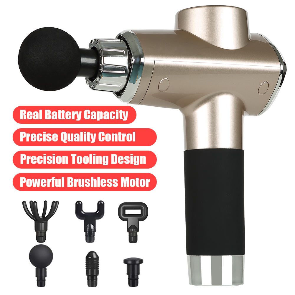 Factory Ready to Ship Professional Portable Massage Pistol Vibration Fascia Gun Deep Tissue Massage Gun - Image 4