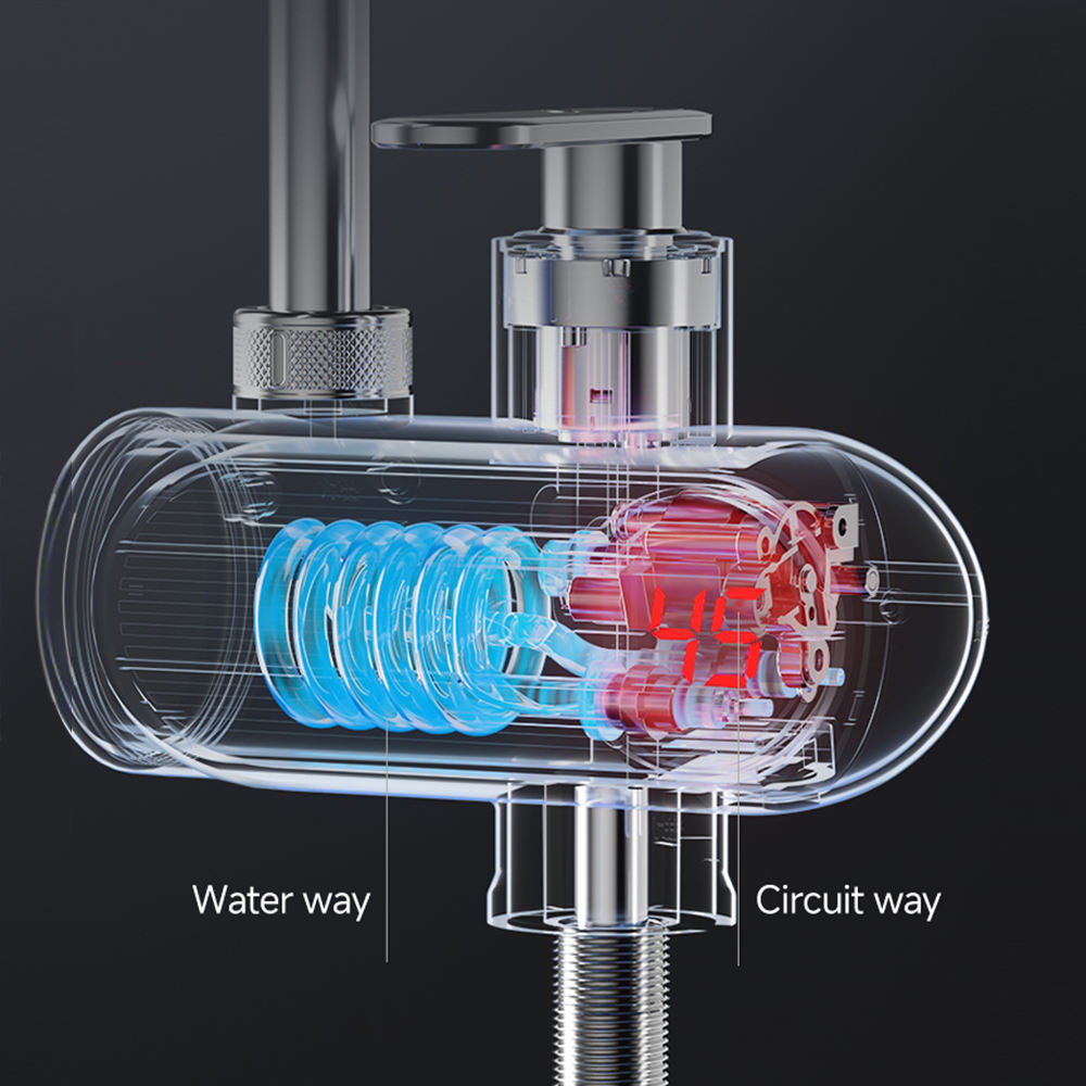 HOT Selling Hot Water Heater Fast Heating Tap Electric Instant Hot Water Kitchen Faucets with LED Digital Display - Image 4