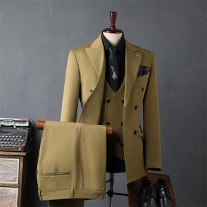 Formal Luxury Man Suit Made in China Black Slim Fit 3 Piece Men Suit Business High Quality Men's Suits