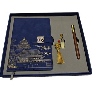 Custom Personalized Business Stationery Gift Set-Notebook Pen Case Promotional Souvenirs Items with Personalized Logo