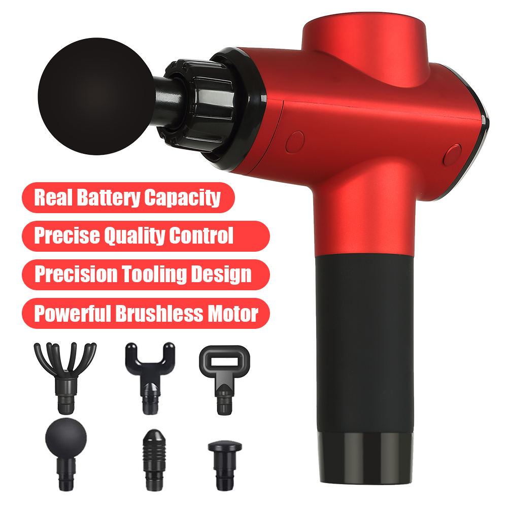 Factory Ready to Ship Professional Portable Massage Pistol Vibration Fascia Gun Deep Tissue Massage Gun - Image 2