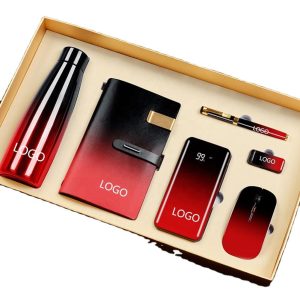 Wholesale Business Gift Set Souvenir 6-piece Set, Insulated Cup Notebook Gift Set ,customized logo Engraving Gift Set