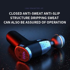 LCD Display MINI Fascia Gun Muscle Relaxation Massager Multifunctional Impact Massager Mini Fascia Gun